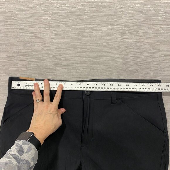 Eddie Bauer Fleece Lined Tech Pants Mens 38 x 30 Black Water Repellent Insulated - Picture 8 of 13